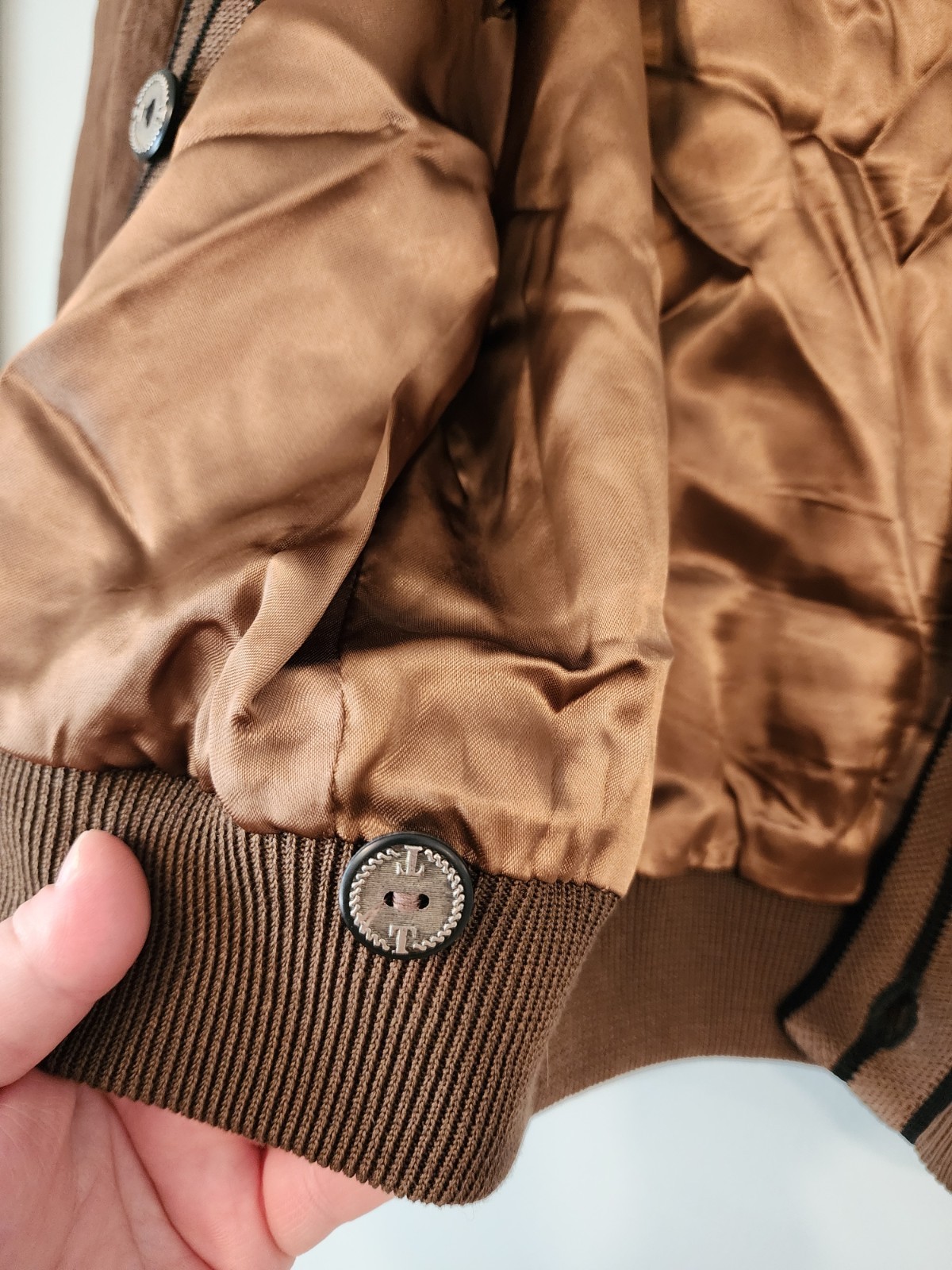 TORRAS VTG 80’s Suede Leather Bomber Style Cardigan Jacket Made in Spain Size40
