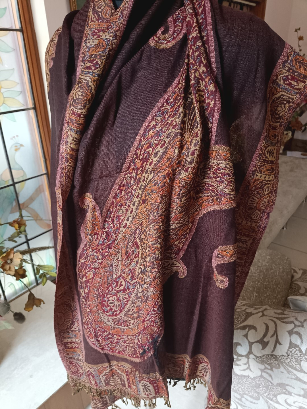 NEW DESIGNER JAMAVAR STOLE ~ 100% CASHMERE ~ PASHMINA SHAWL~ 16 DESIGNS CHOICE