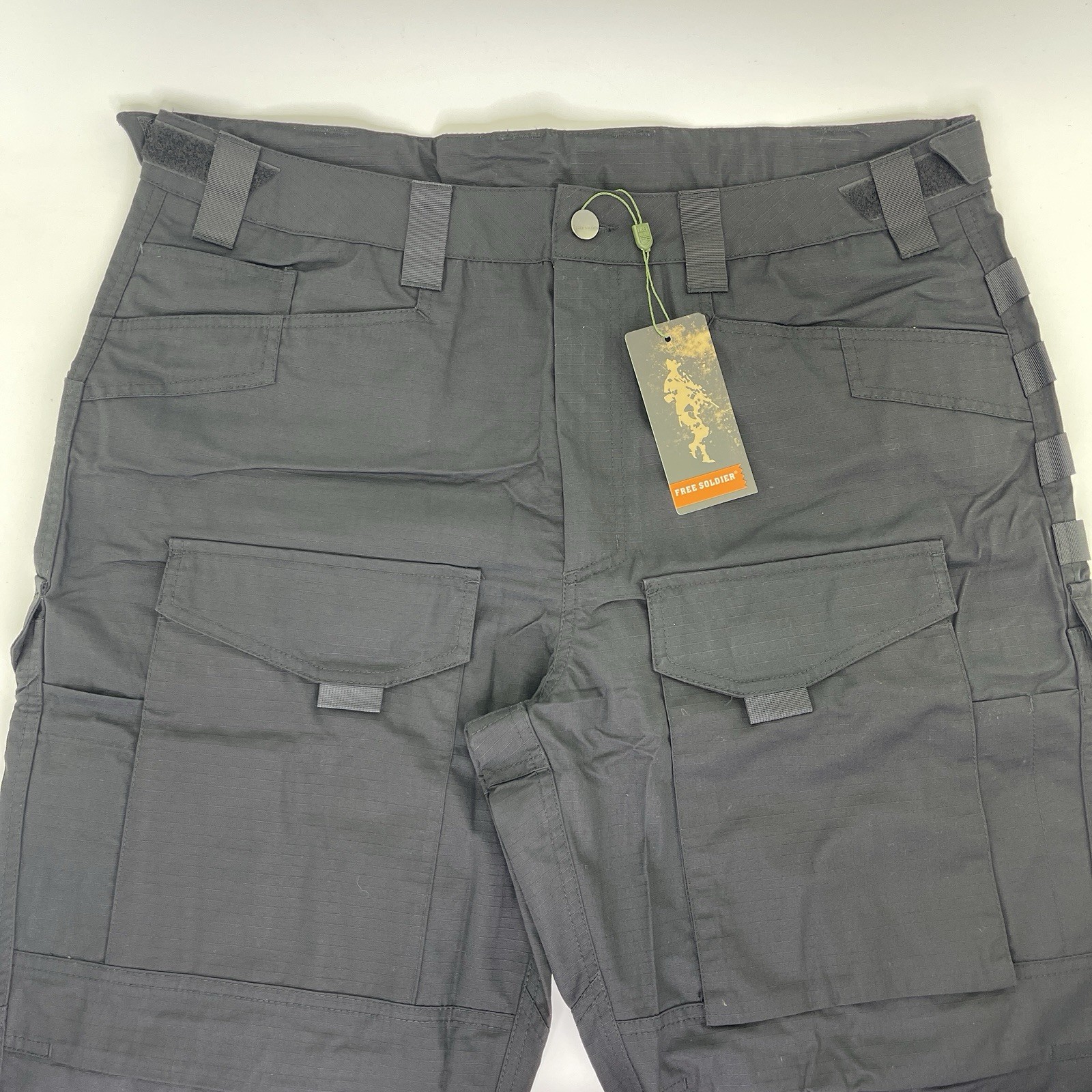 Free Soldier Outdoor Hiking Tactical Pants Black Men’s Sz 38×32