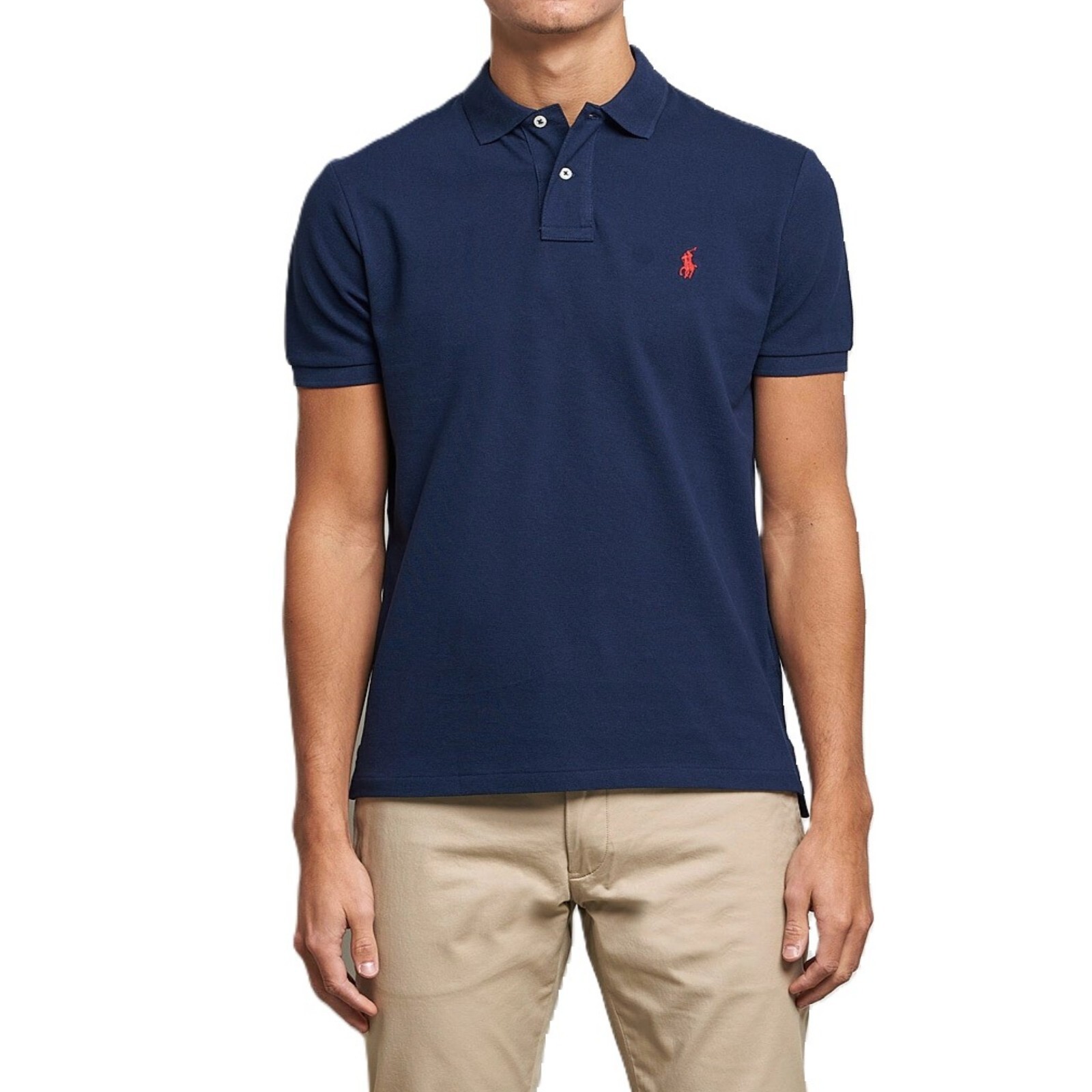 *NWT – POLO RALPH LAUREN Mens Classic Fit Mesh Polo Shirt – NAVY : S – XXL