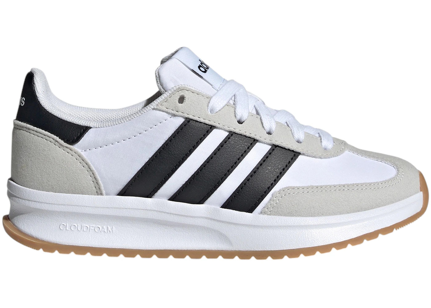 Size 4.5 – adidas Run 70s 2.0 Cloud White Core Black Grey One (GS) JI2266