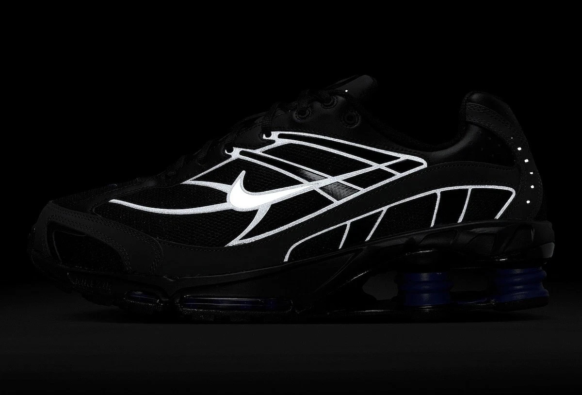 Nike Shox Ride 2 Black Metallic Silver Deep Royal Blue IM5999-010 Mens Size
