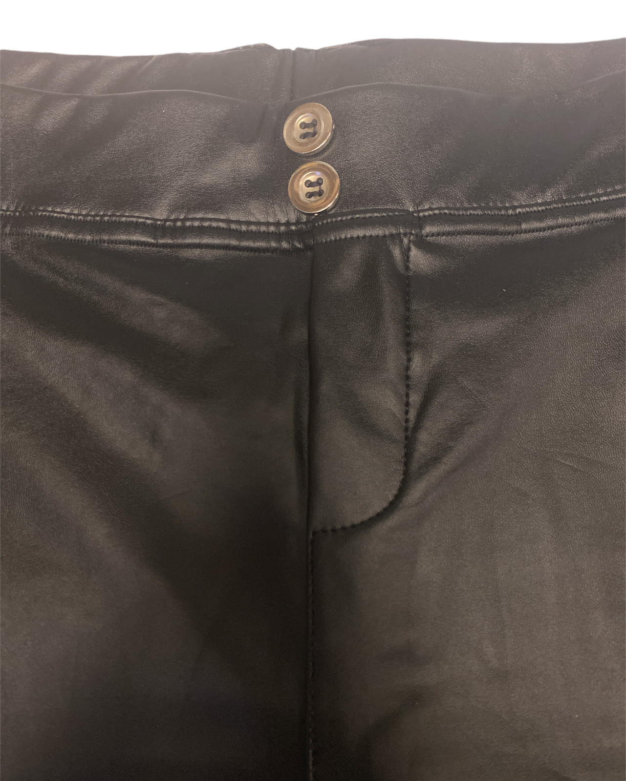 Women’s Sexy High Waist Skinny Faux PU Leather Leggings Pants Butt Lift Trousers