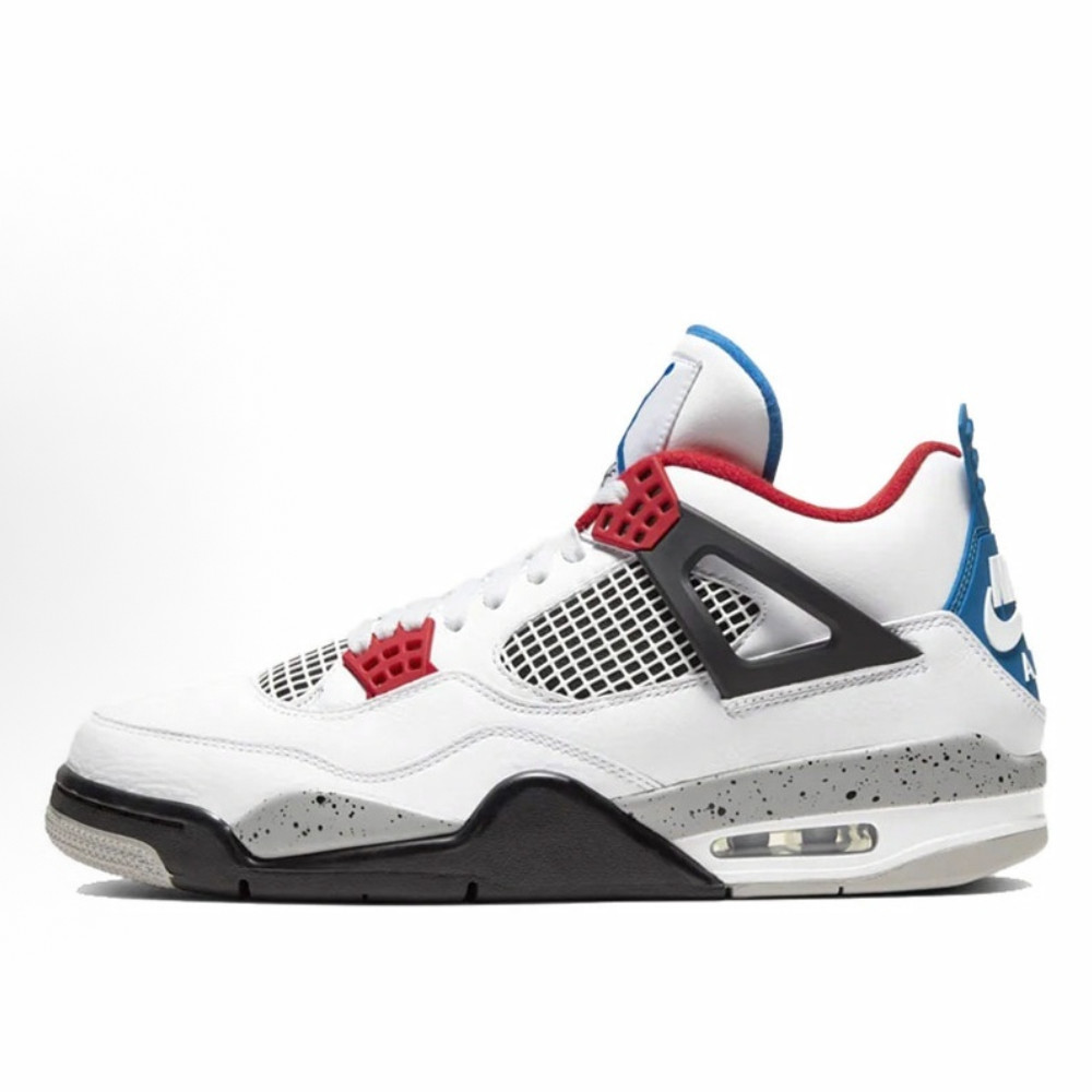 Jordan 4 Retro SE “What The” Retro Mid-Top Basketball Shoes Men’s Size US 7-12
