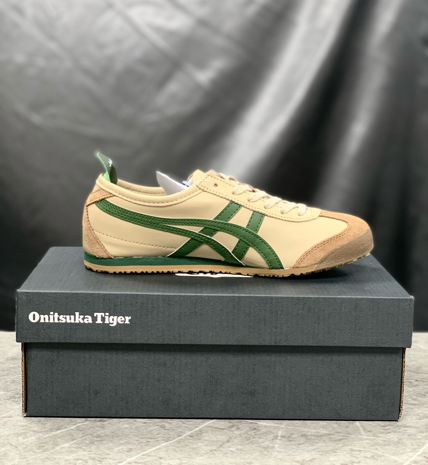 Onitsuka Tiger MEXICO 66 1183C102-250 BeigeGrass/Green Classic Unisex Sneakers