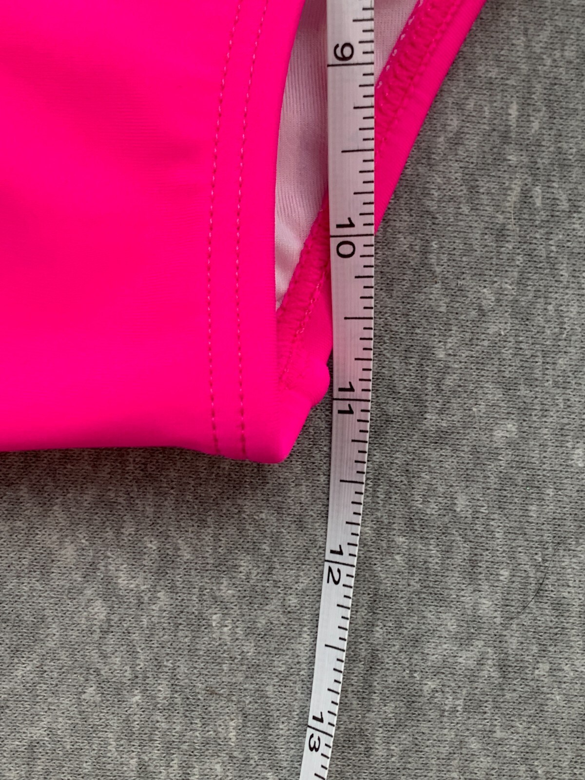 Zmart Lined String Bikini Tankini Swimsuit Bottom Womens size XL Bright Pink Tie