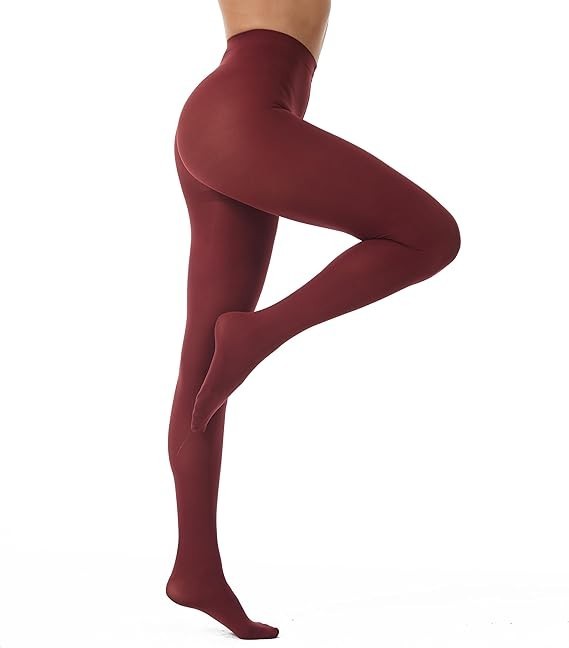 Women’s 80D Soft Opaque Footed Pantyhose Tights Plus Size Cosplay Ballet Wear