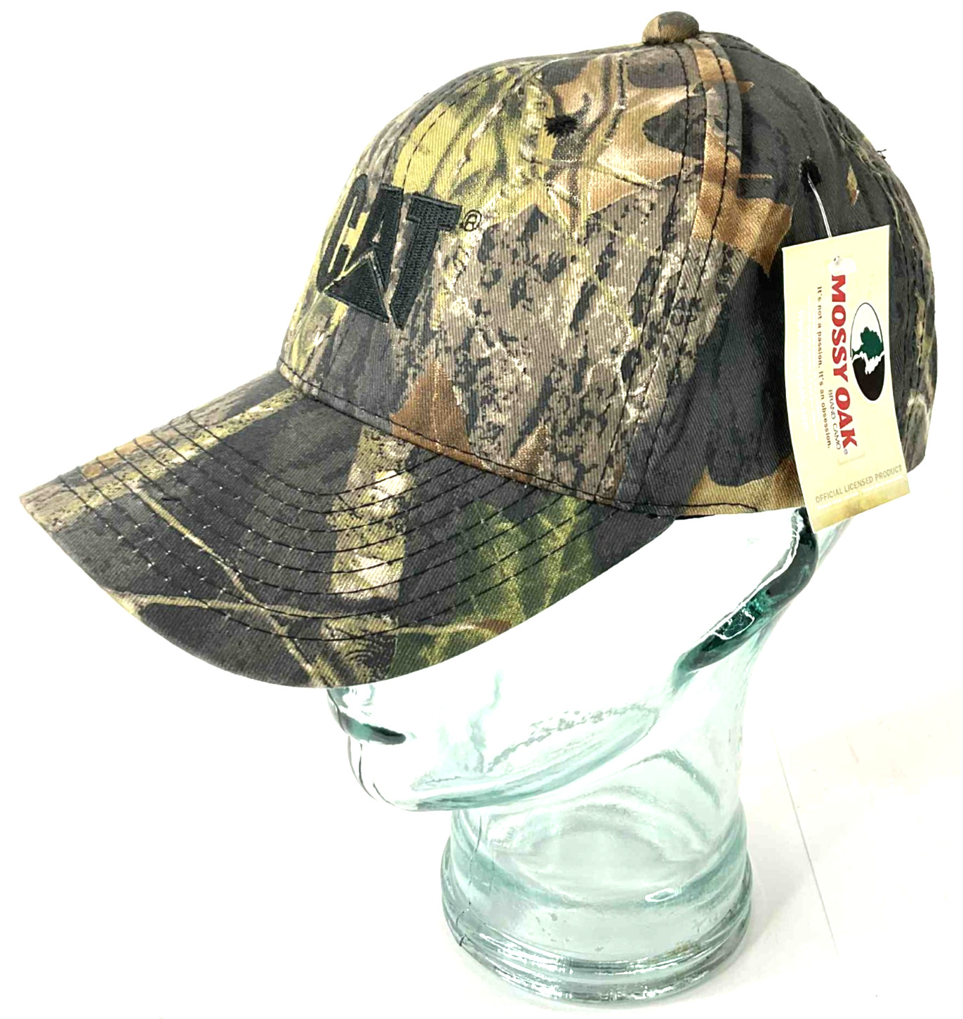 CAT Hat Mossy Oak Camo One Size – BRAND NEW