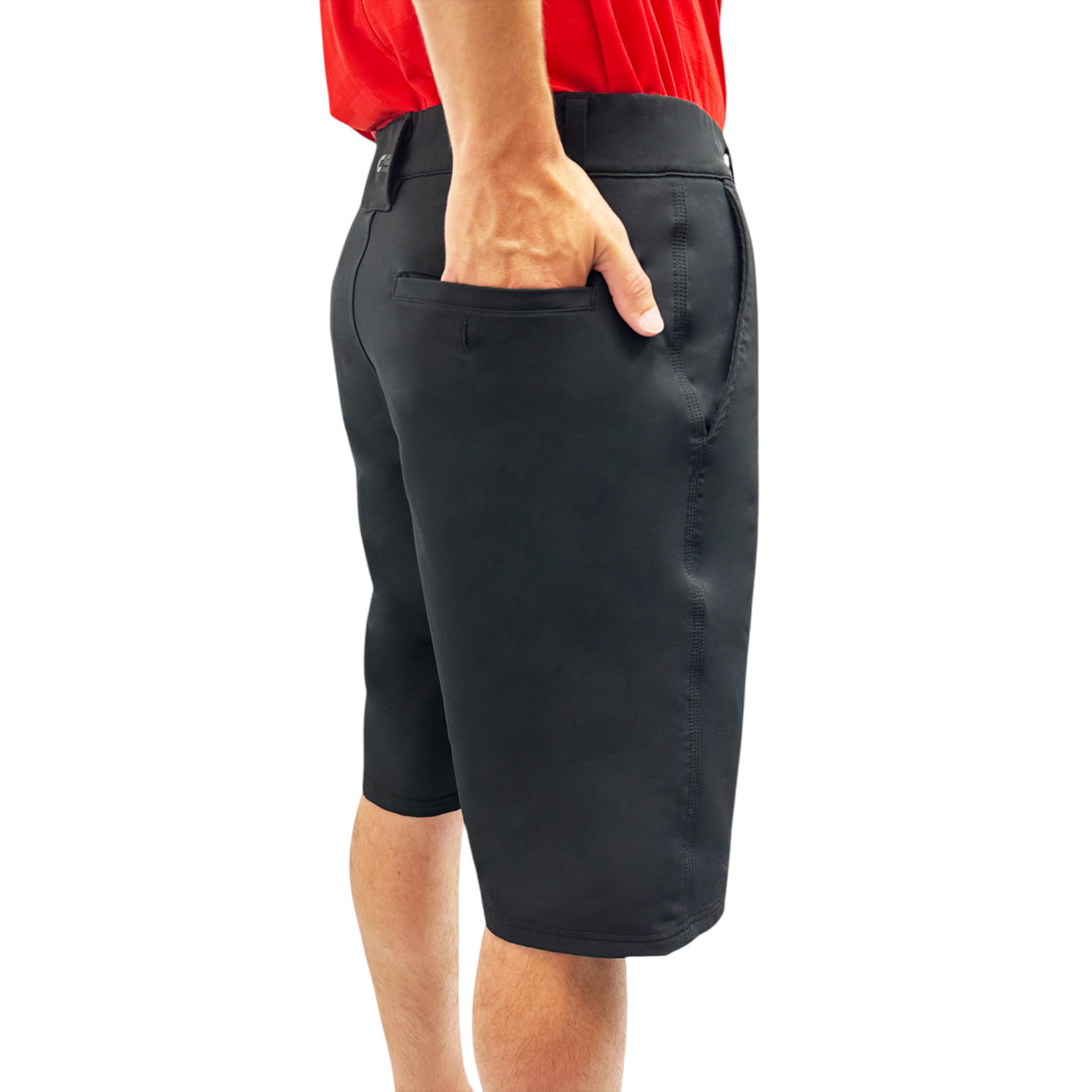 Mens Golf Shorts 11.5″ Inseam Long Tall Athletic Quick Dry Stretch Elastic Waist