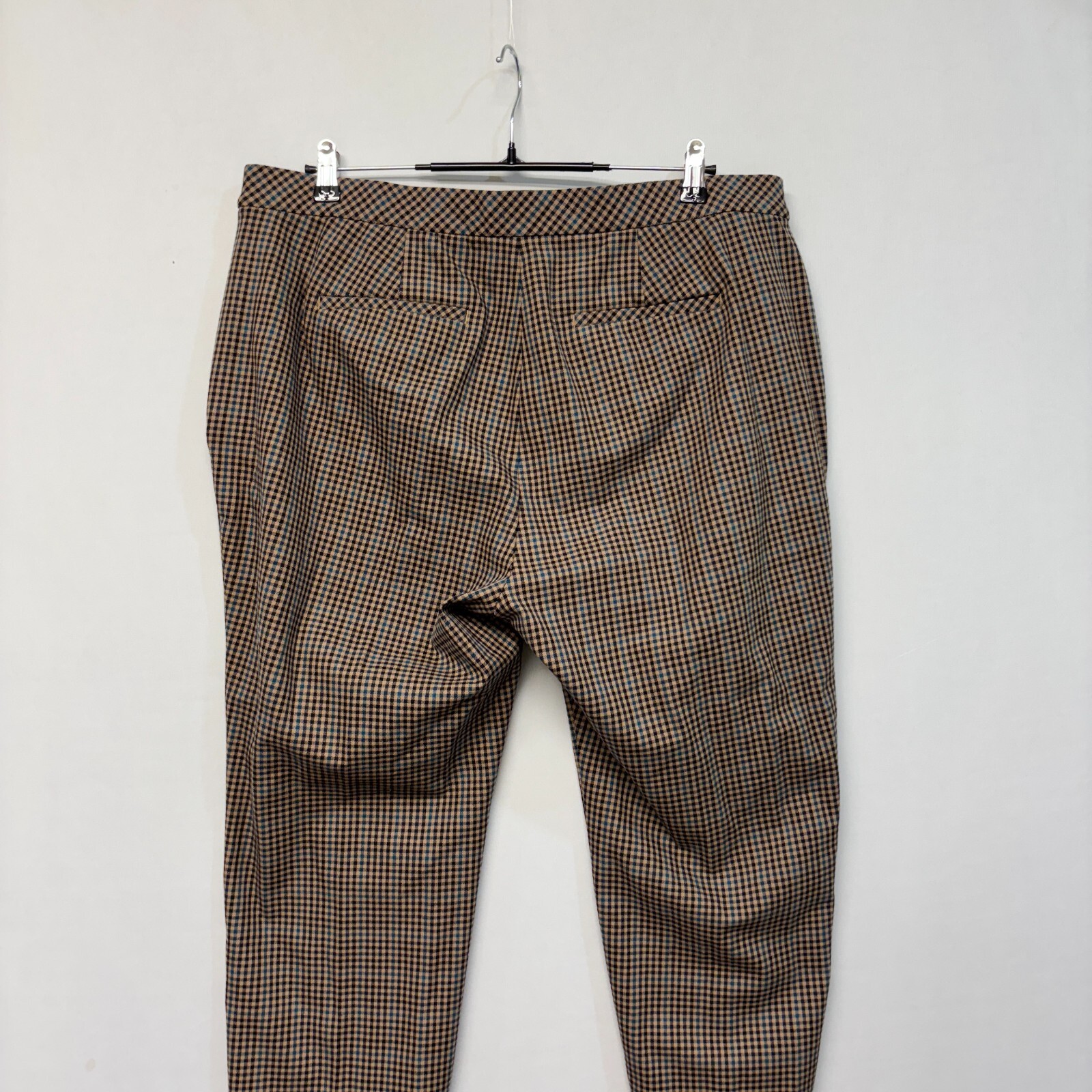 NWT J Jill Women Premium Bi-Stretch Dress Pants Size 18W Gingham Ankle C002 -2