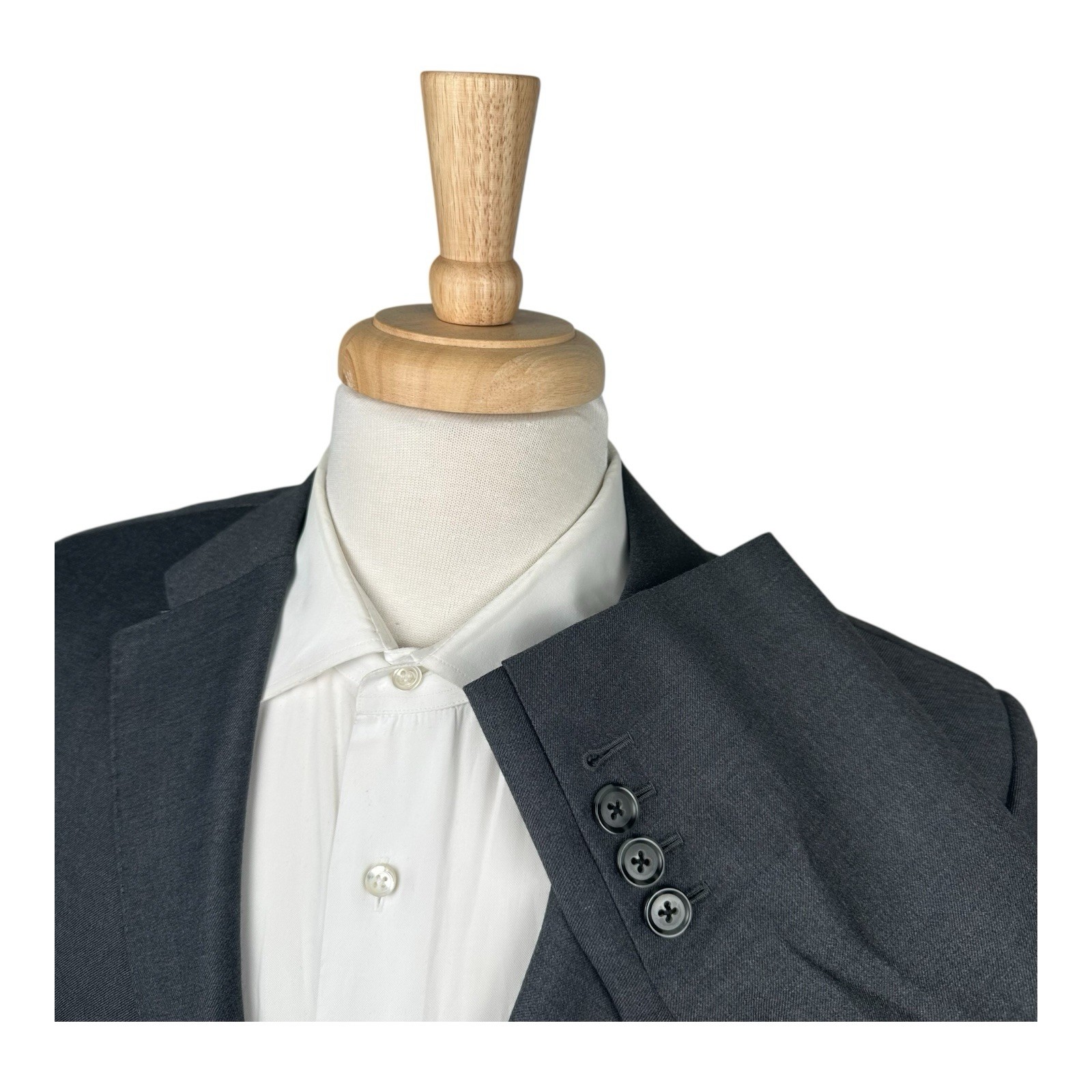 Hickey Freeman Beacon Loro Piana Super 130s Suit Size 42R 32×29