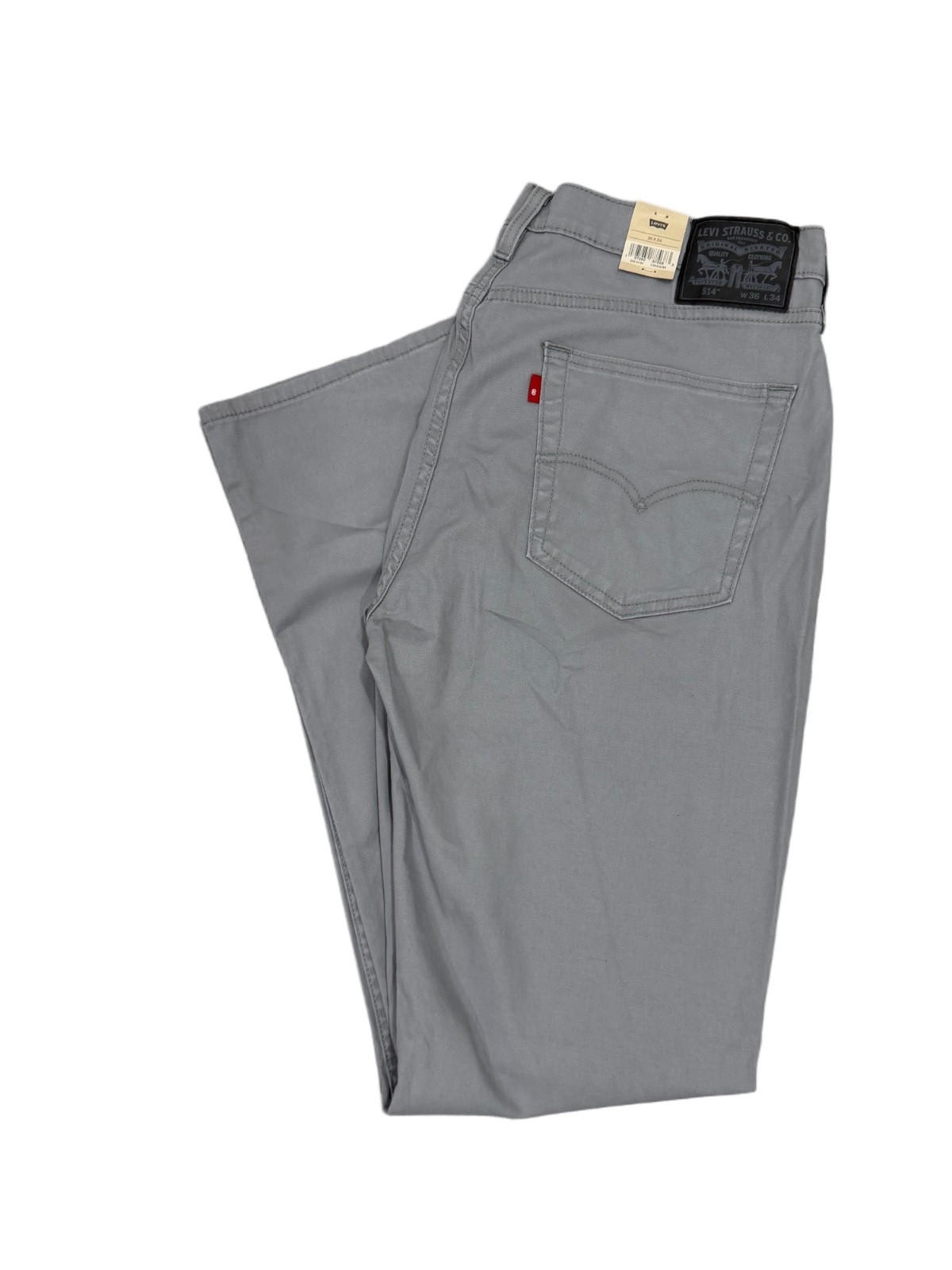 Levi’s Men’s 514 Straight Fit Pants Color Grey 005141784