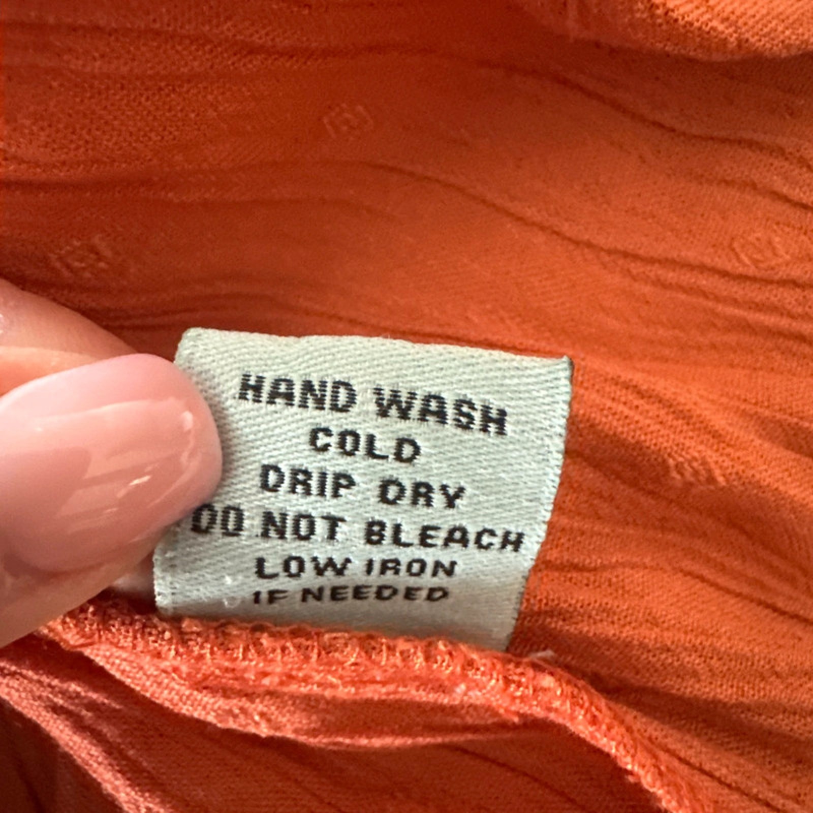 Vintage Nostalgia Top Medium Rust Orange Smocked MilkmaidRetro Y2K Boho