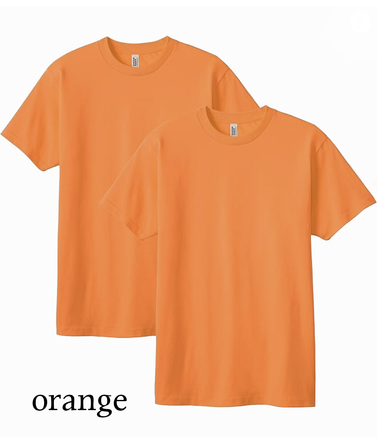 3 pack American Apparel 1301 Unisex Short Sleeve Preshrunk Heavyweight T-Shirt