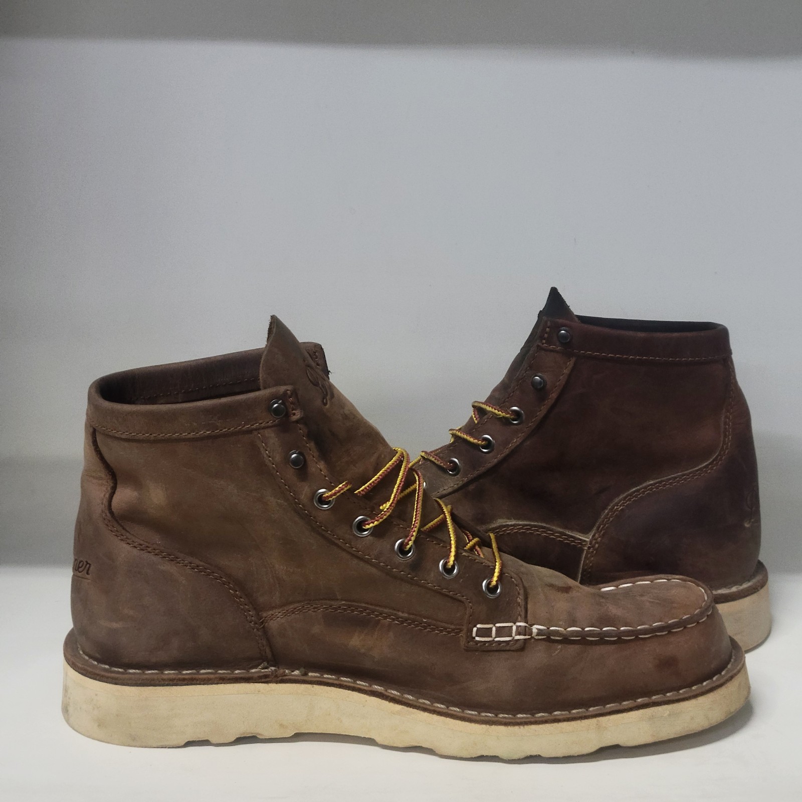 Danner Bull Run Moc 6″ Soft Toe Boot Brown Men’s Size 12D