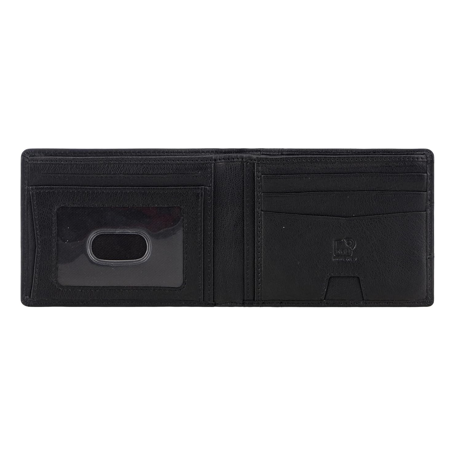 Dulvis RFID Blocking Nappa Leather Wallet for Men – Genuine Black