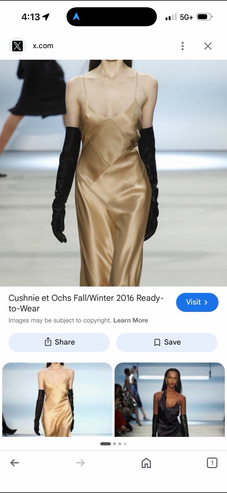 Cushnie et Ochs 100% Silk Beige V-Neck Slip Midi Dress Size 4 Small MSRP ~$1595