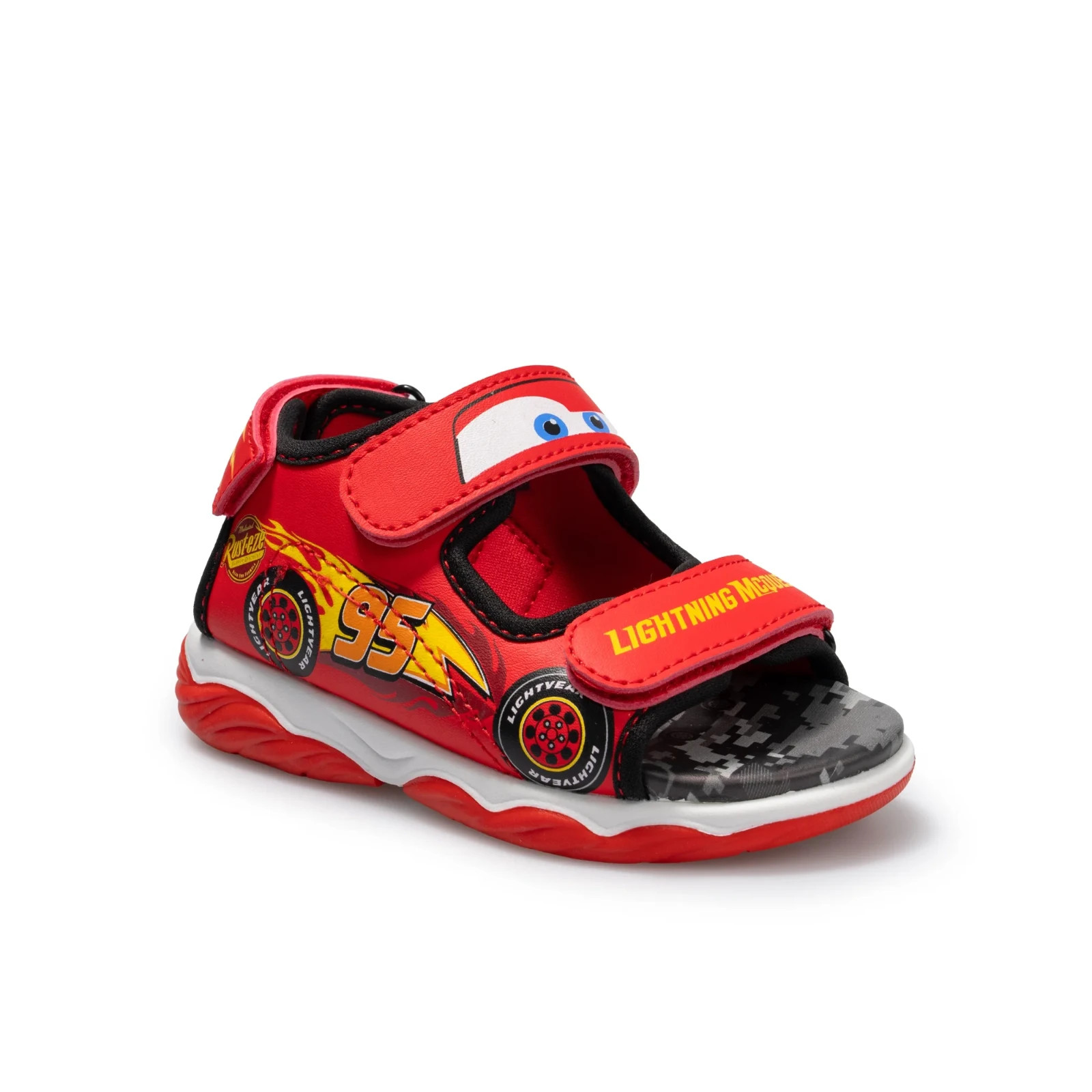New Disney Cars Lightning McQueen Toddler/Little Boy Sandals 7 8 9 10 11 12