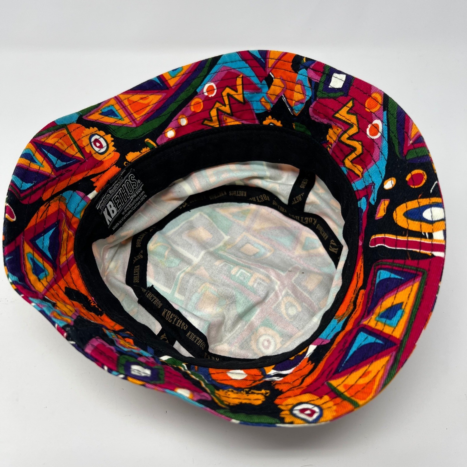 KBETHOS Abstract Graffiti Hip Hop Retro Bucket Boonie Hat Fresh Prince 90s