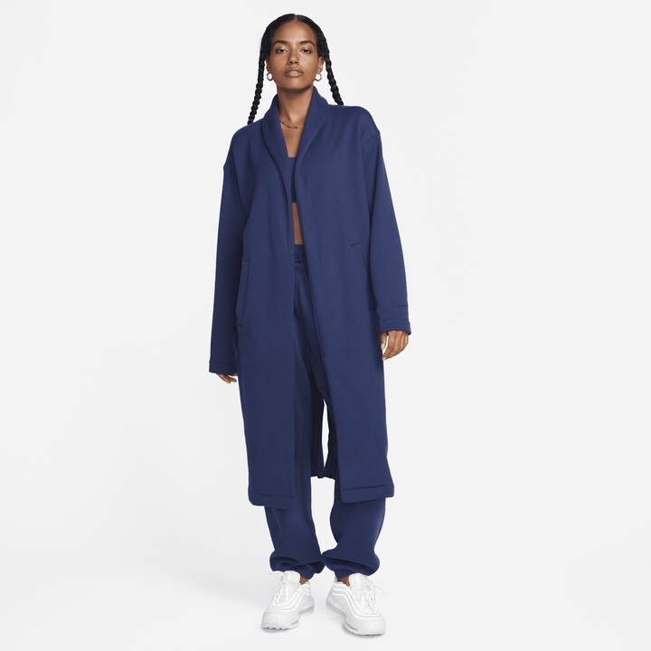 Size S Nike Womens Modern Fleece Oversized French Terry Duster FB8749-410