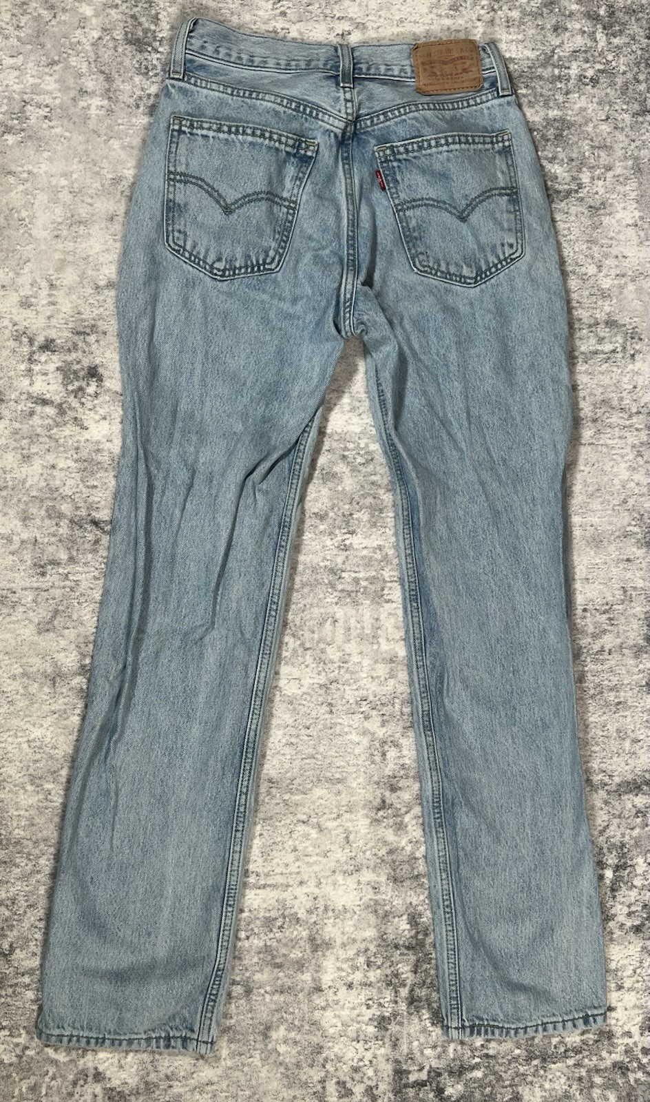 Levi’s Low Pro Straight Womens 24×30 Blue Denim Classic Light Wash 964 Casual