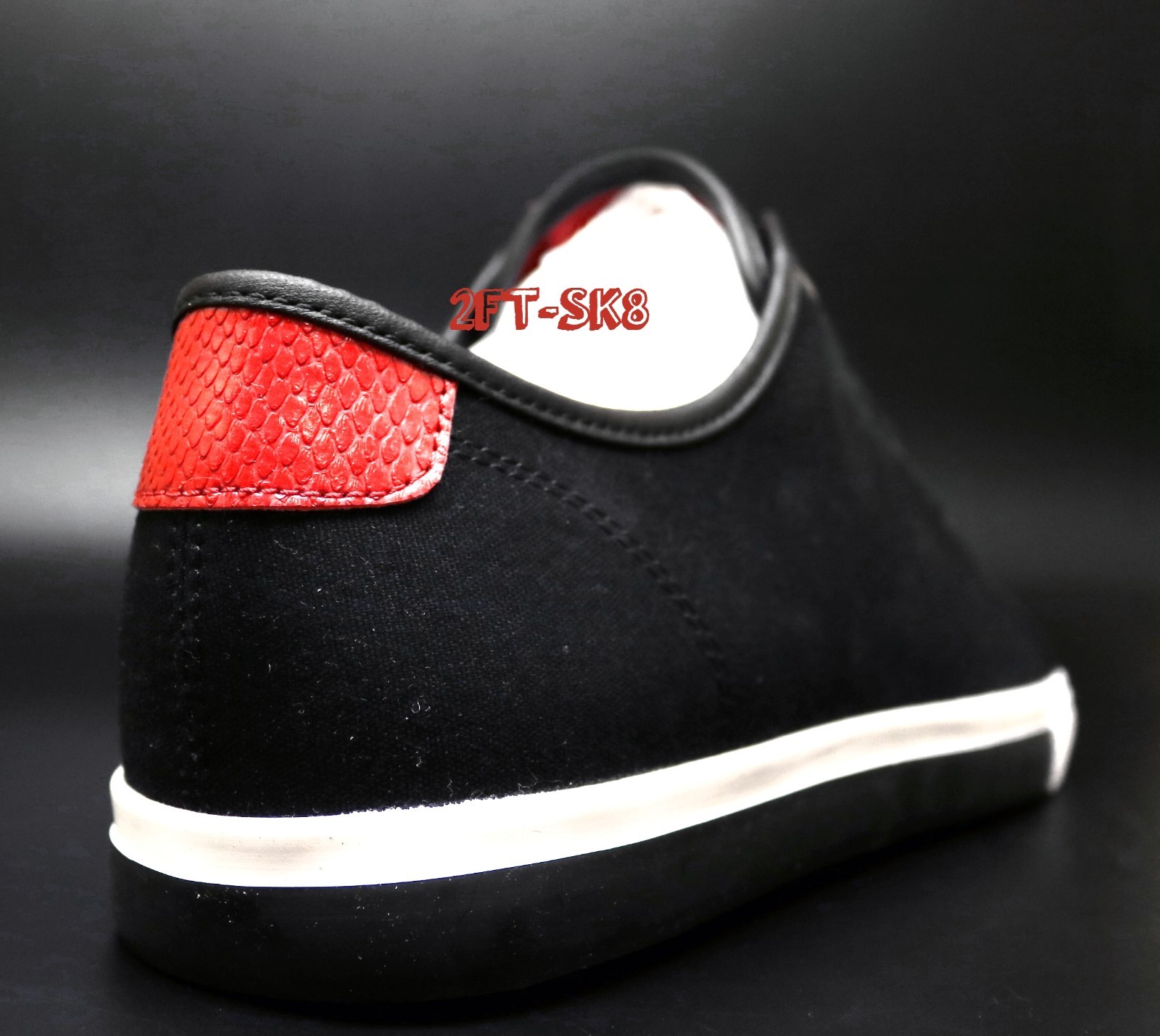 CREATIVE RECREATION DIVINO BLACK SMOKE RED FASHION SNEAKER /CESARIO LO S8912.124