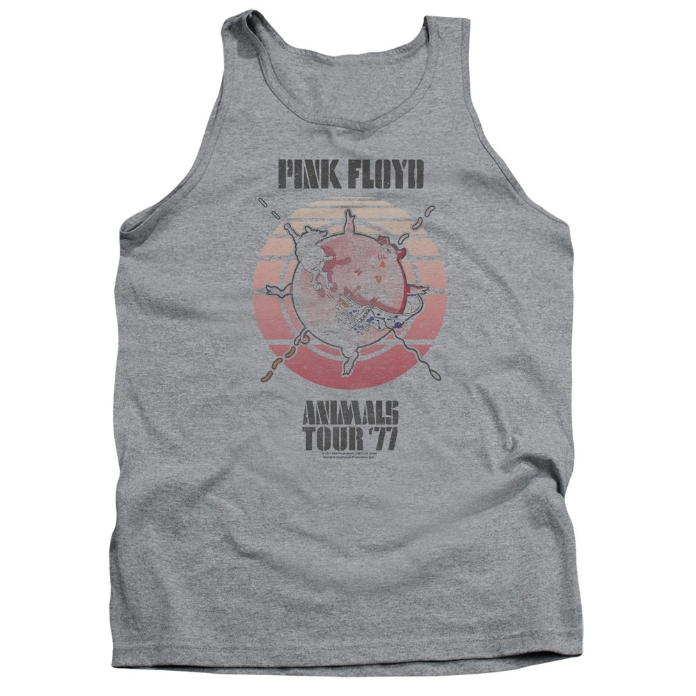 Pink Floyd Animals 1977 Tour Men’s Tank Top Licensed Sleeveless Tee S-2XL