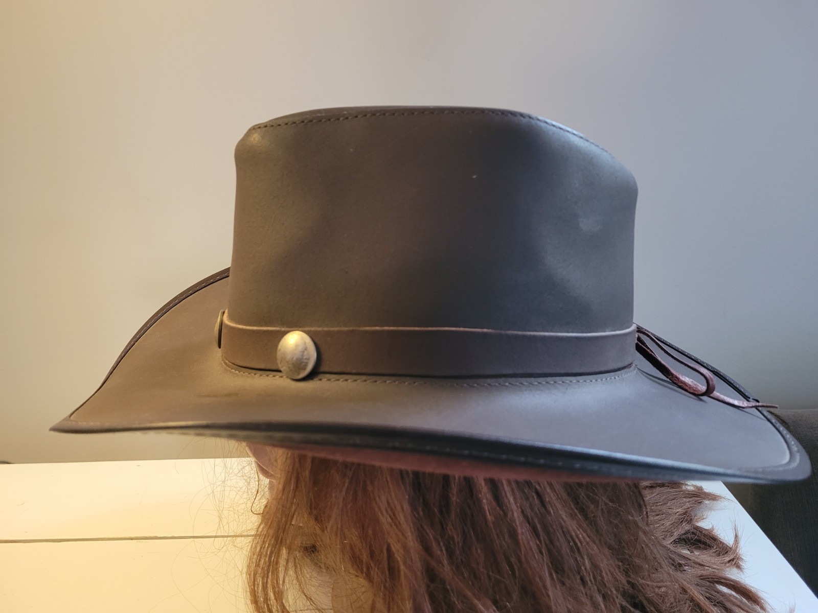 Head ‘N home hat Plainsman Leather Hat