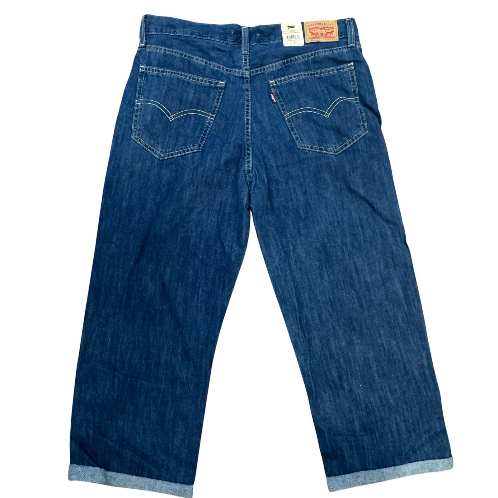 Levi’s Low Pro Straight Jeans Womens 29×30 Blue Low Rise Relaxed Fit Denim NEW