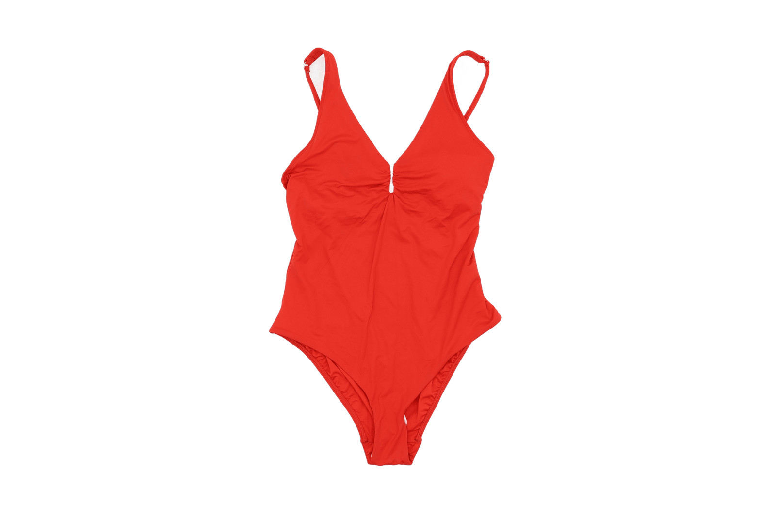 Marks & Spencer Women’s One Piece Swimsuit Size 12 Tomato Adjustable Strap New