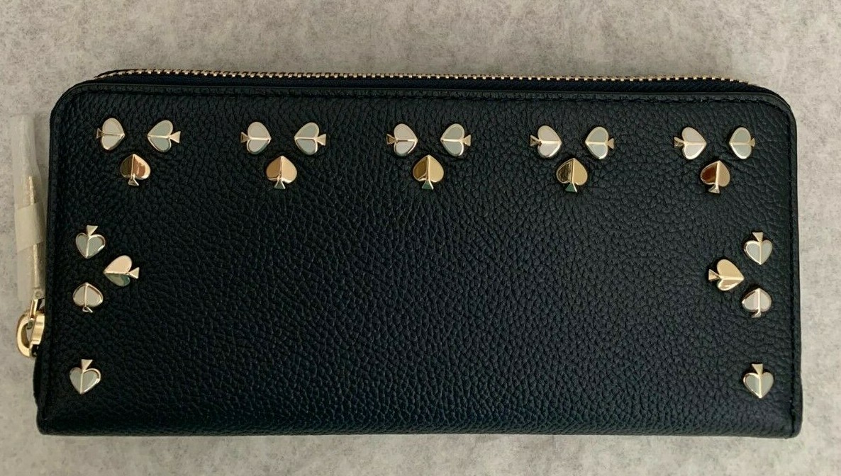 NWT Kate Spade Margaux Floral Slim Continental Wallet $198 BLAZER BLUE PWRU7305