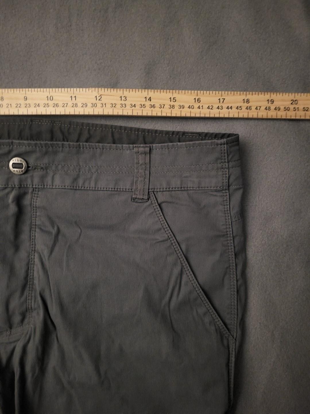 Kuhl Pants Mens 34×34 Gray Resistor Lite Chino Stretch Travel Outdoor Casual