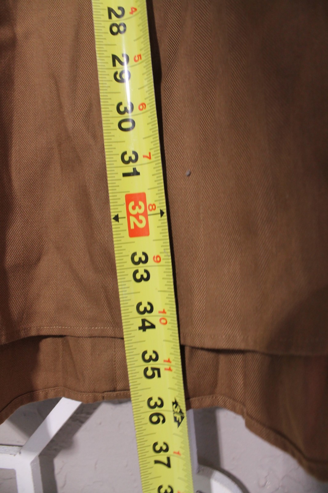 Roundtree & Yorke Button Up Shirt Mens 4X Brown Casual Preppy Oxford Pocket Men