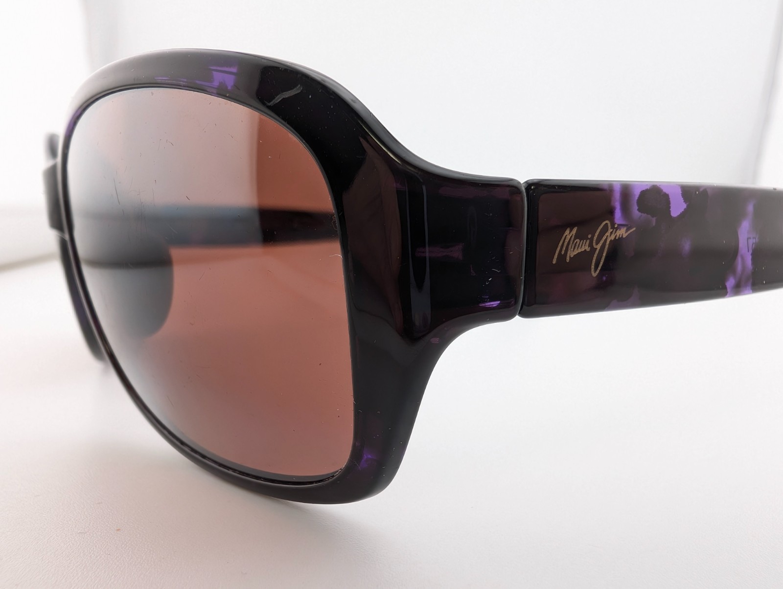 Maui Jim Sunglasses, Koki Beach MJ433-28T Purple Tort, 56-16-130, Plastic, Japan