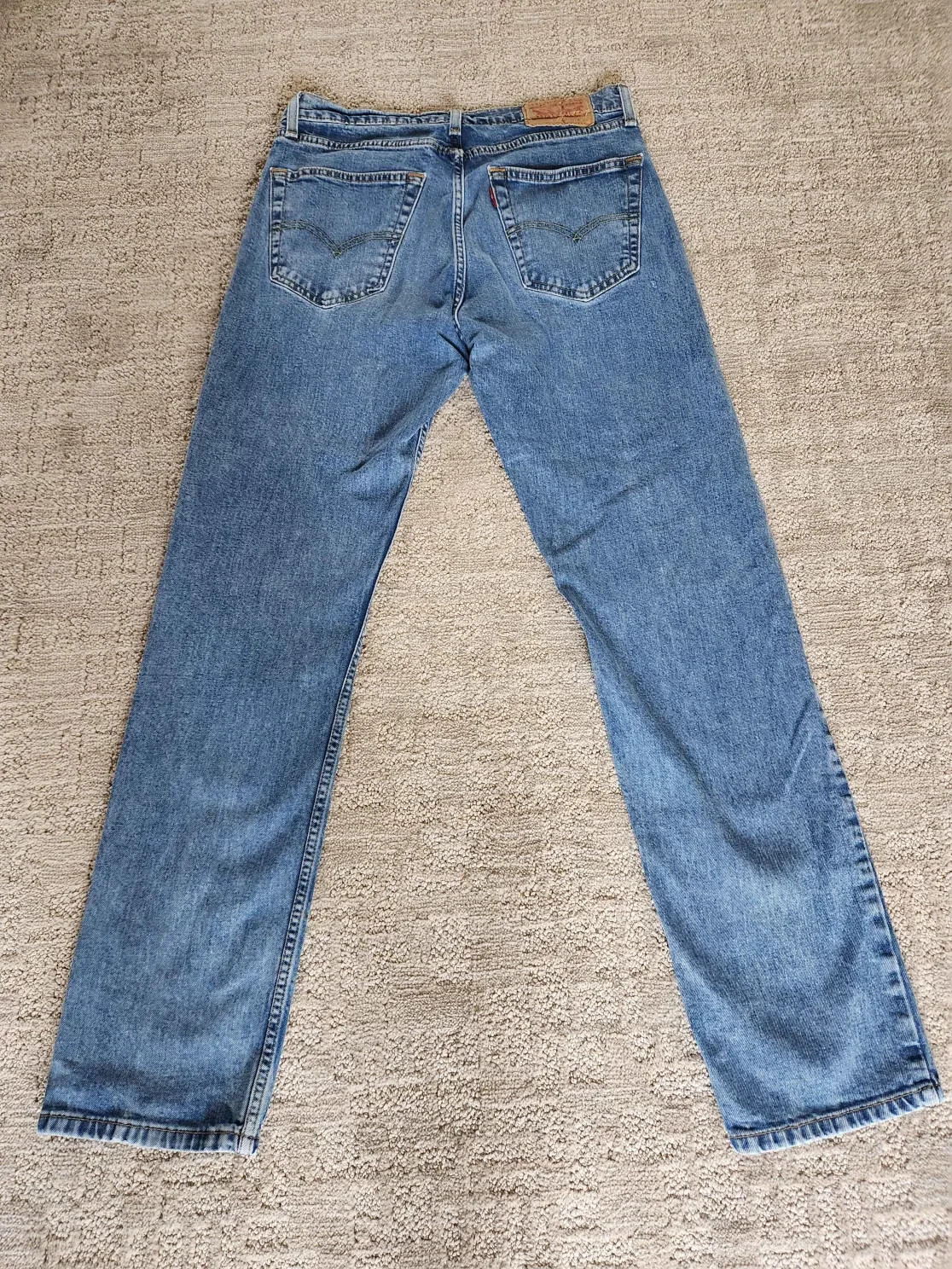 Levi’s Strauss & Co Men’s 505 Series Blue Straight Leg Denim Jeans Size: 31×32