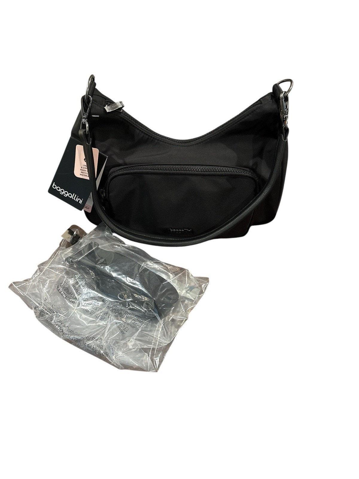 Baggallini Savannah Crossbody Handbag 12x8x4.5 RFID Card Holder Two Straps New