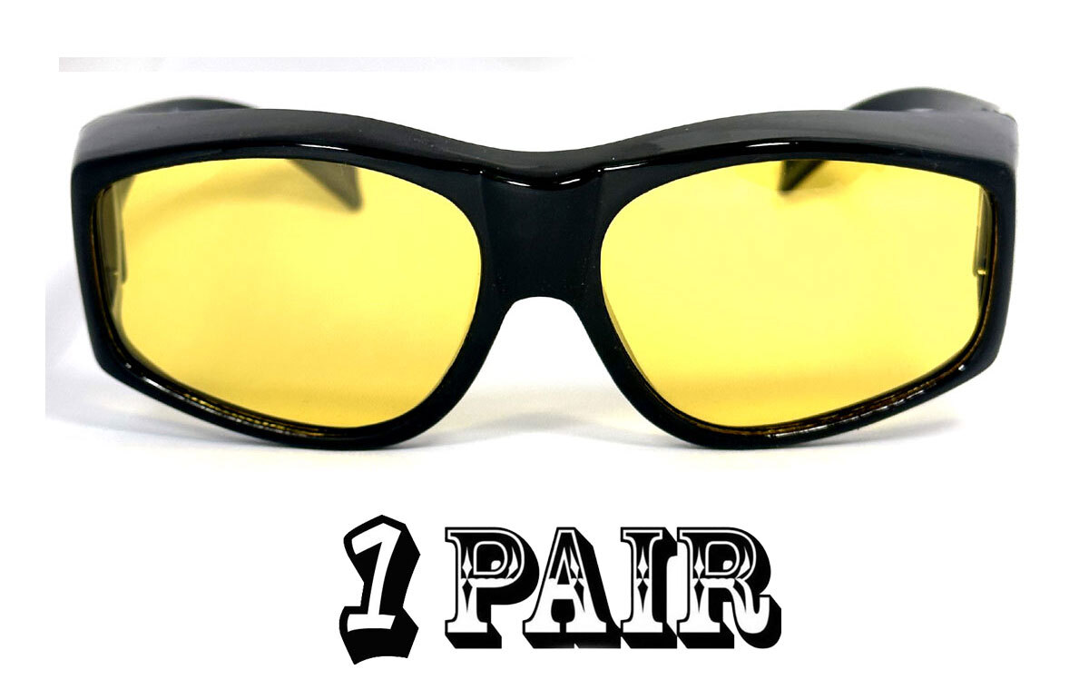 Medium FIT OVER PRESCRIPTION GLASSES POLARIZED SUNGLASSES ANTI GLARE DAY NIGHT