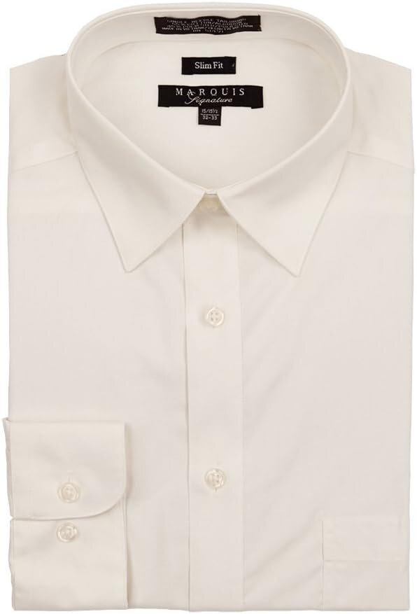 Marquis Men’s Basic Slim Fit Dress Shirt
