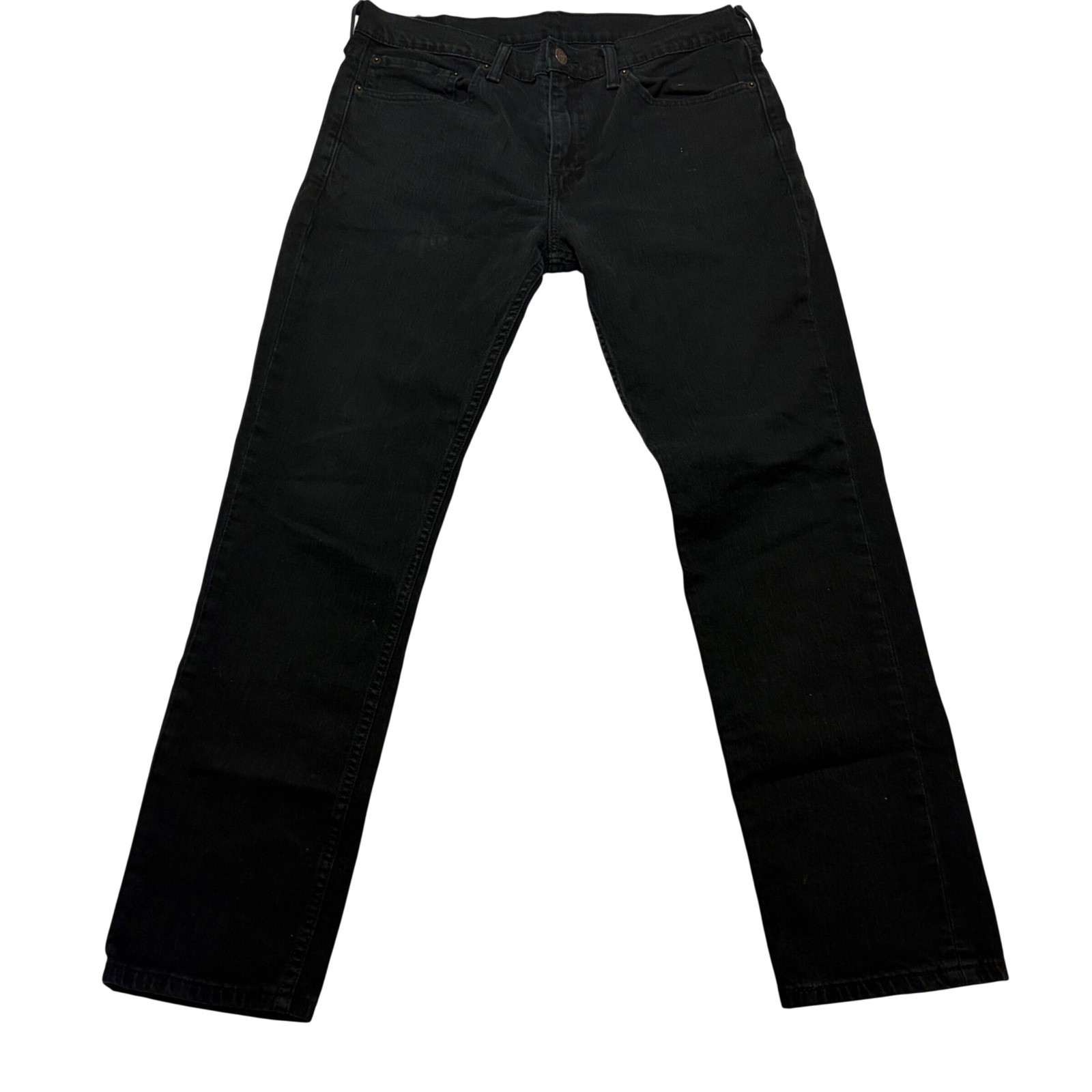 Levis 511 Slim Fit Mens Jeans Black Denim Pants W34 L30 Preppy