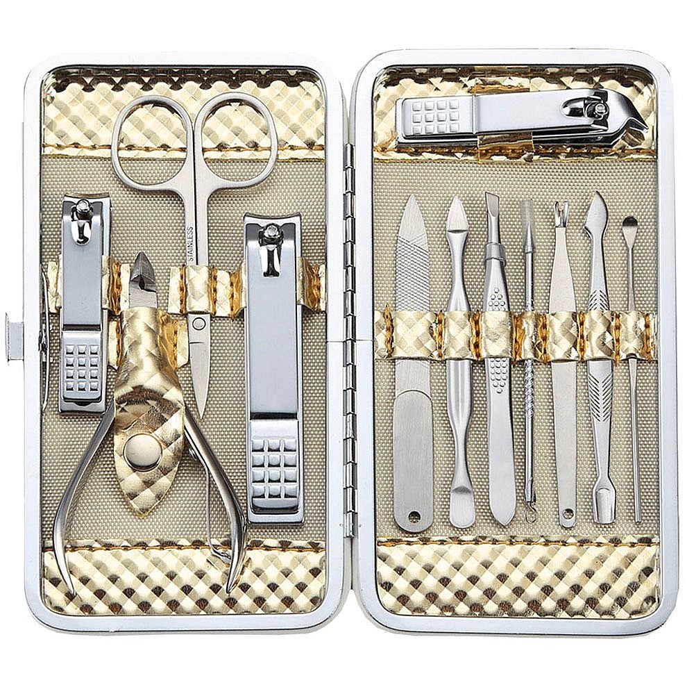 Manicure Set Professional Nail Clippers Kit Pedicure Care Tools- Stainless Steel
