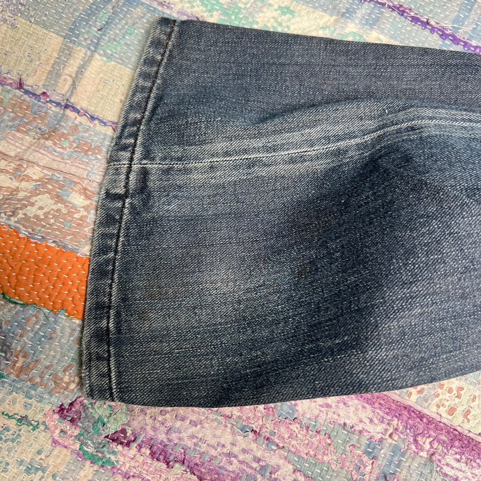 1999 Levi’s Engineered Jeans Straight Leg Twisted Seam Distressed Vintage 34×33
