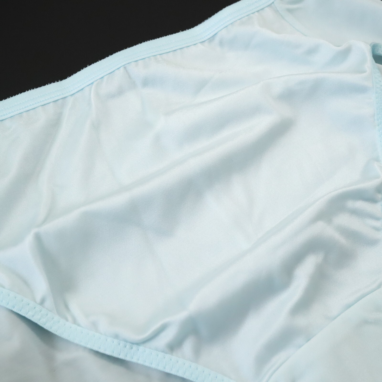 NEW Bali TRUE VTG 90s Silky Satin-Like High Cut Brief Panty LARGE