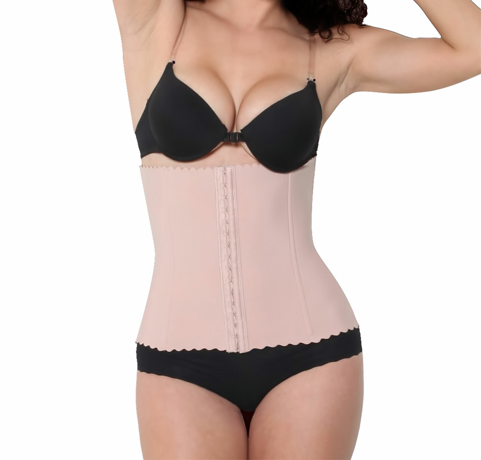 Fullness Women’s Comfortable Polyester and Lycra Underbust Corset Waist Cincher