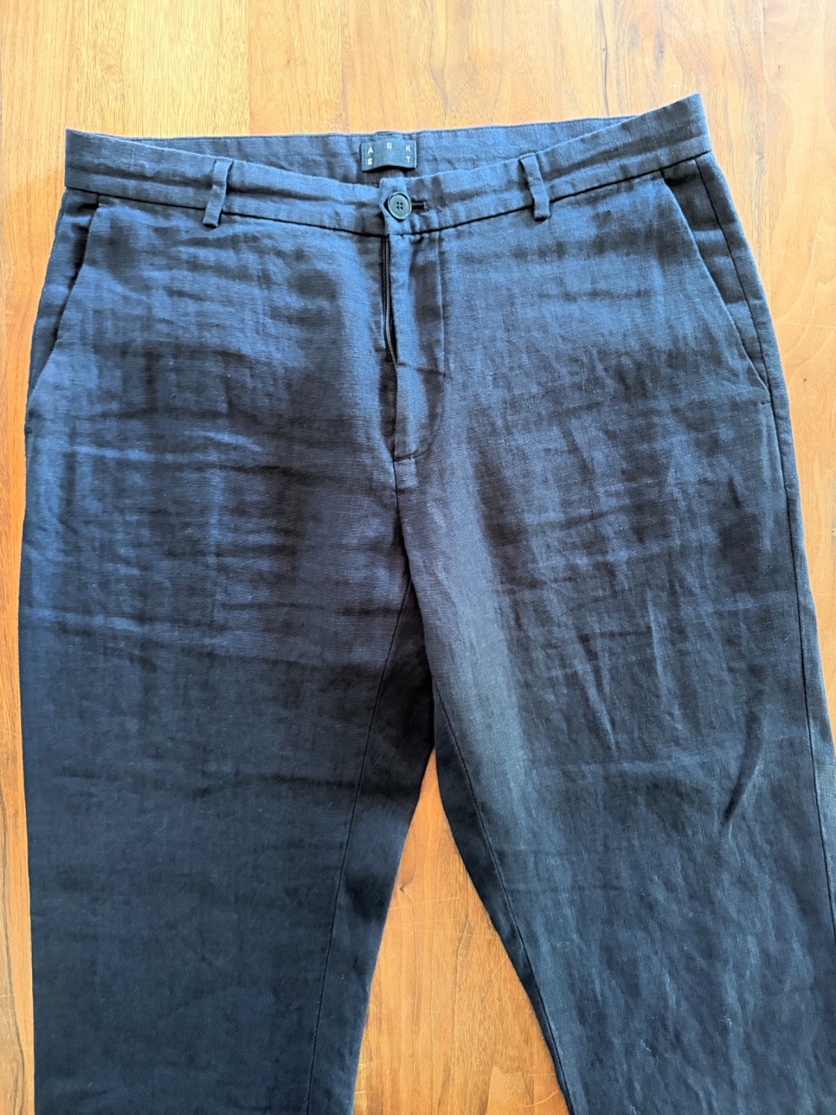 ASKET Navy Blue 100% Linen Trousers – Size 32/30 – never worn