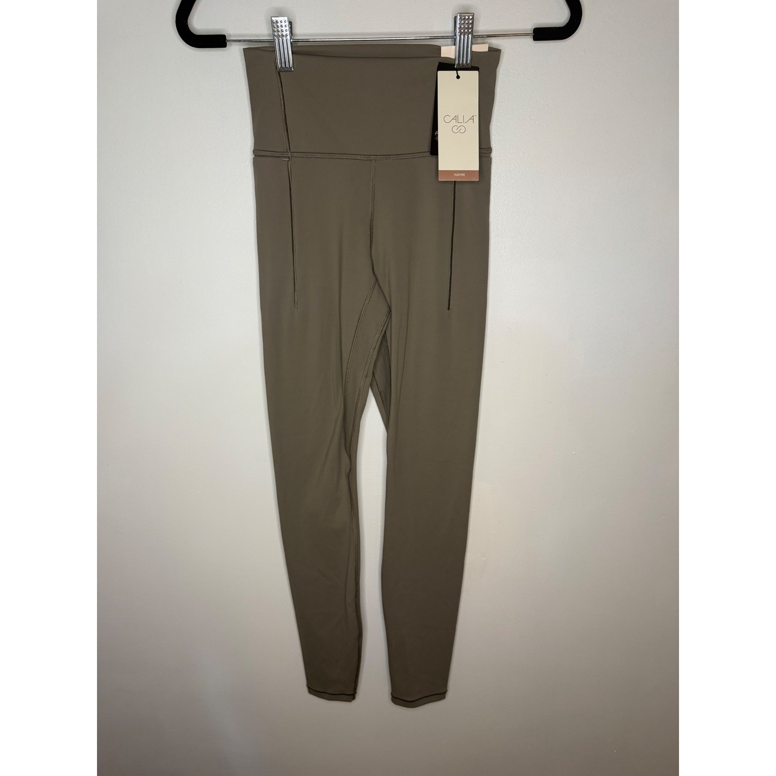 CALIA Inspire High-Rise 7/8 Leggings Dark Grey XS WAX14202 NEW