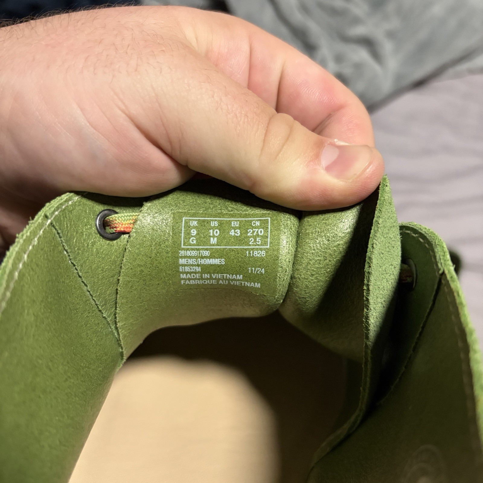 Clarks Desert Trek Green Apple Size 10 Men
