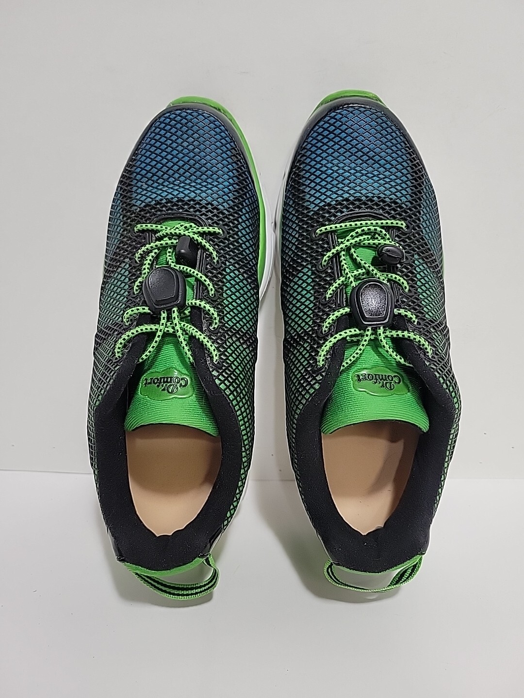 DR COMFORT 37725 KATY DIABETIC WALKING RUNNING GREEN BLUE BLACK LADIES 7M SHOES