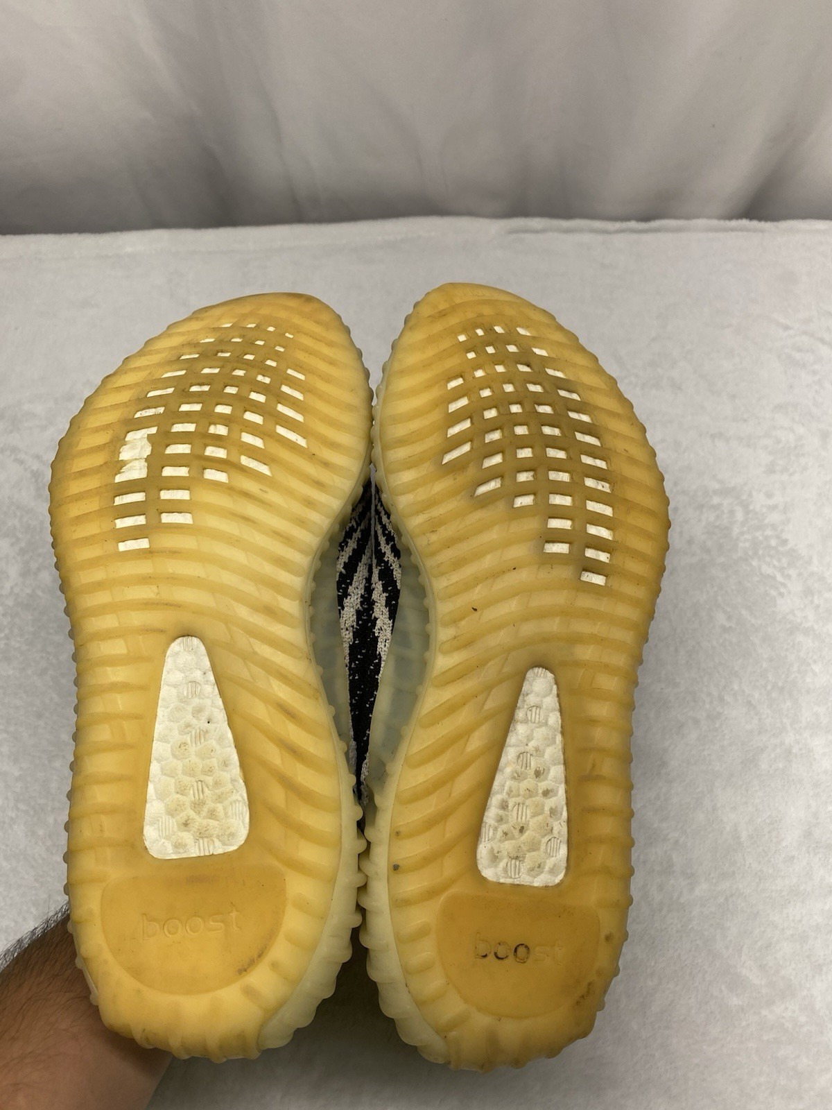 Adidas Yeezy Boost 350 V2 Low Zebra Well Used No Box Mens Size 10 UK 9.5