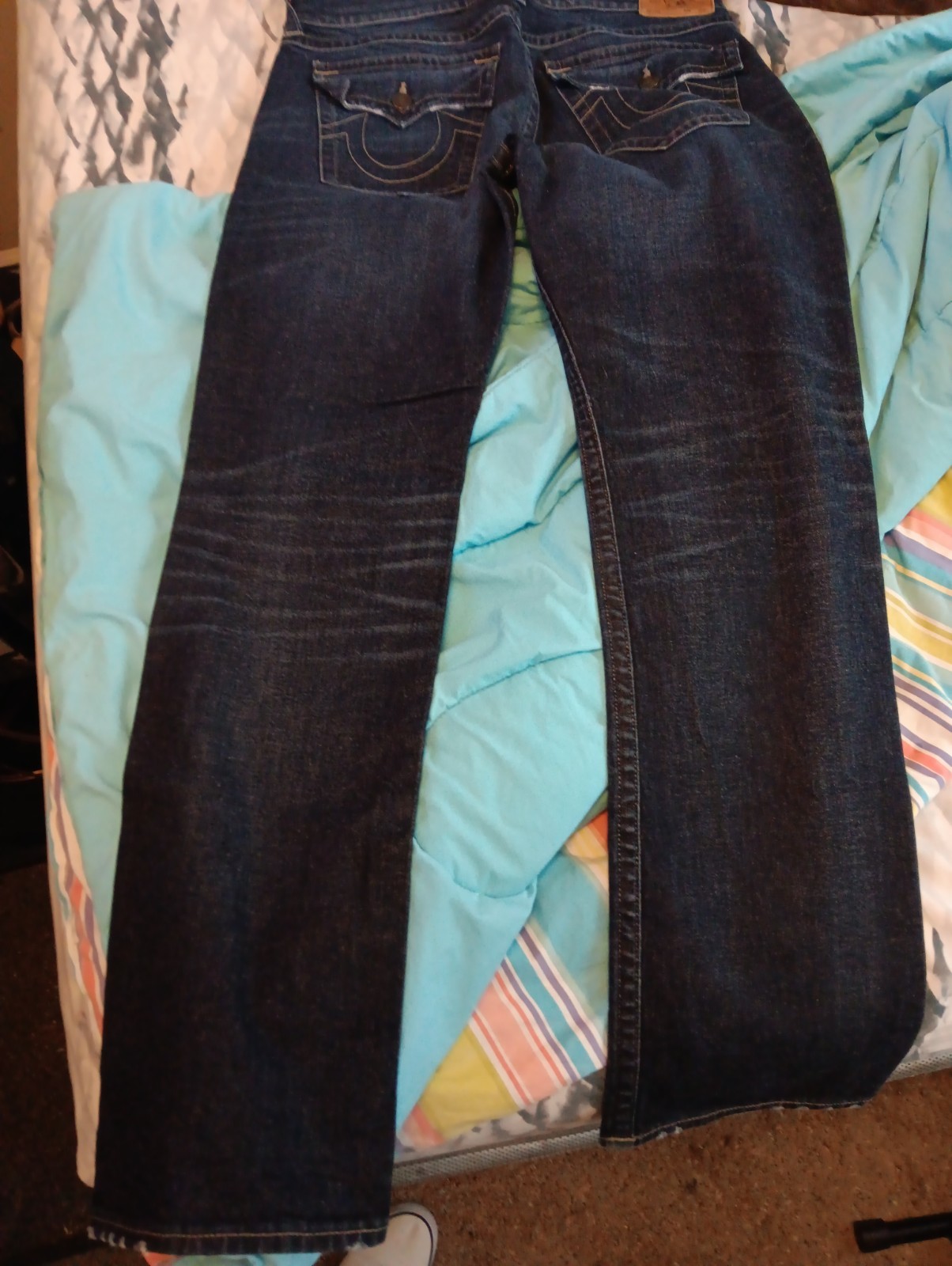 true religion jeans ricky relaxed straight 36