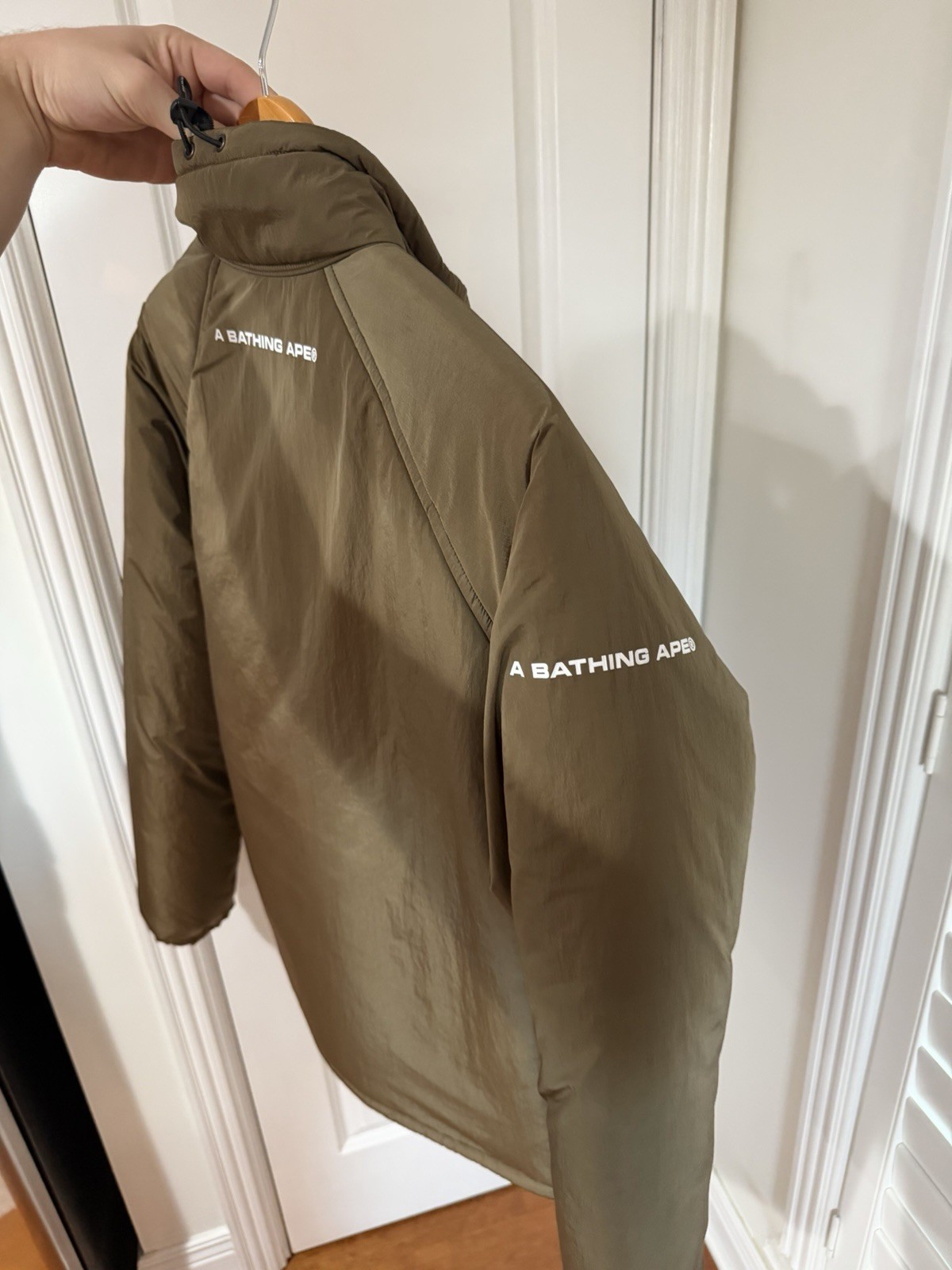 Polartec A Bathing Ape Winter Jacket En Polyester Khaki L D’occasion